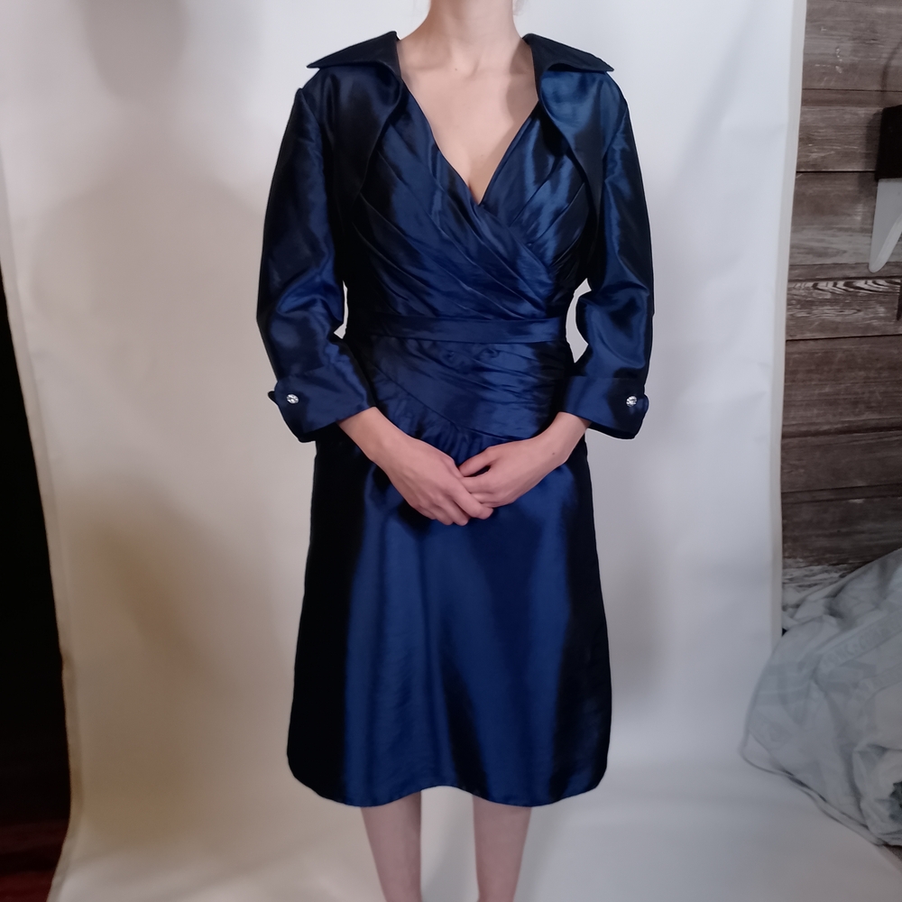 Elegant Navy Blue Dress